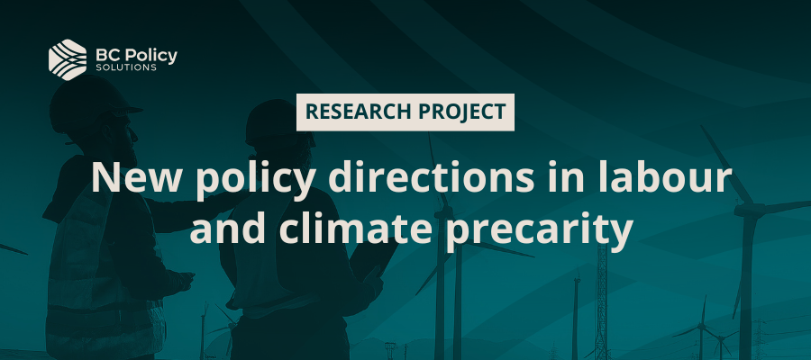 New policy directions in labour and climate precarity