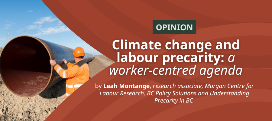 Climate change and labour precarity: a worker-centred agenda