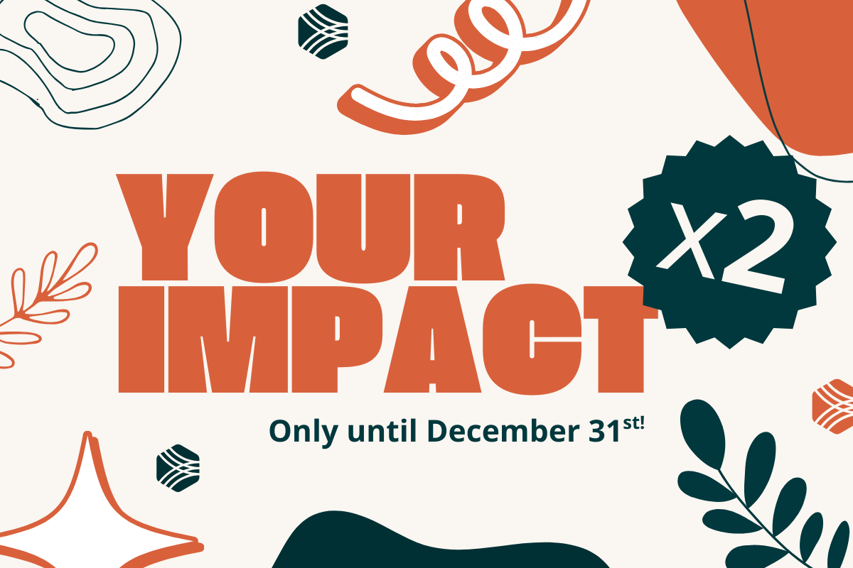 Your impact, doubled!