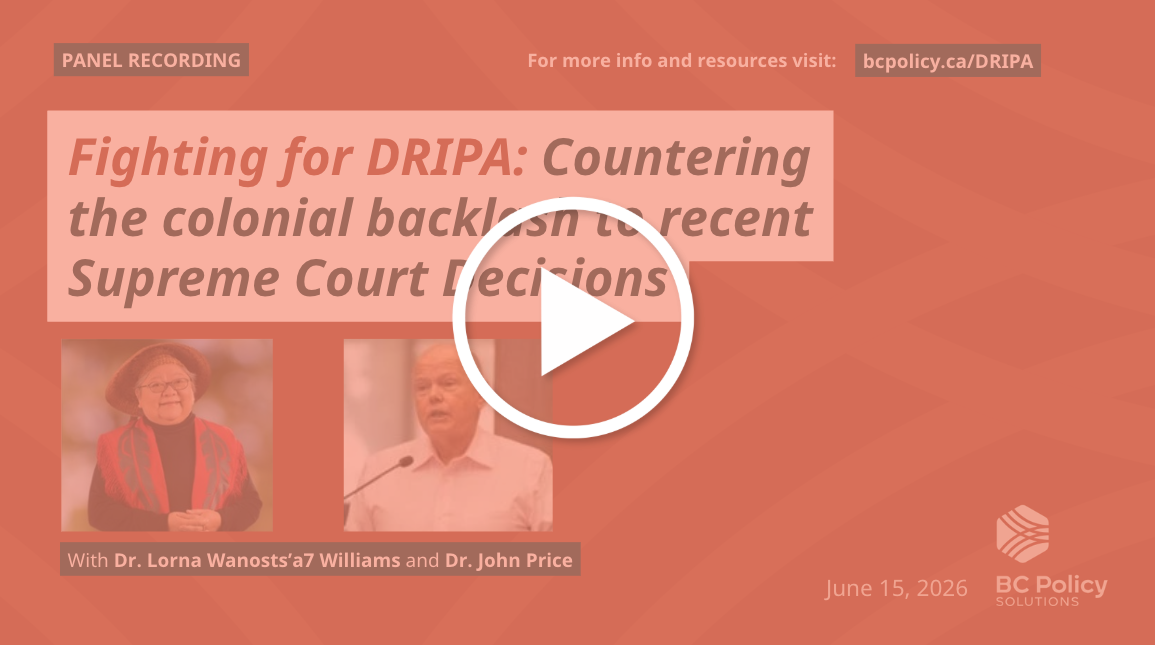 🎬 Fighting for DRIPA: Countering the colonial backlash to recent Supreme Court Decisions