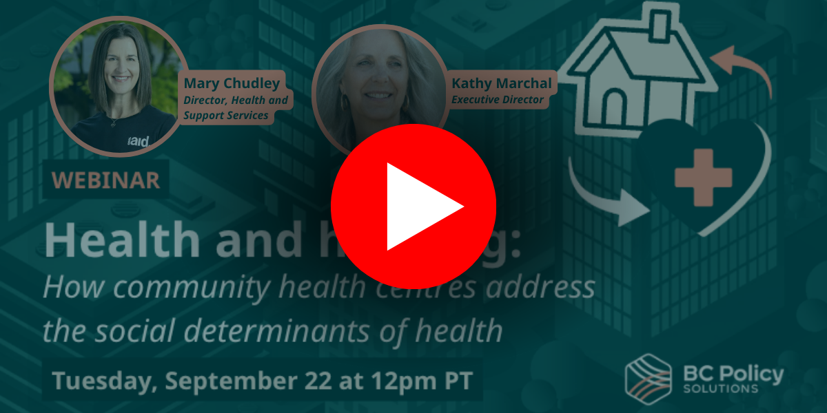 🎬 Health and housing: How community health centres address the social determinants of health
